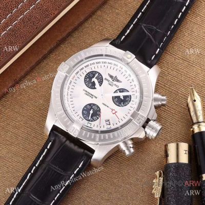 New Style Breitling Avenger Seawolf Chronograph Men Watch White Face